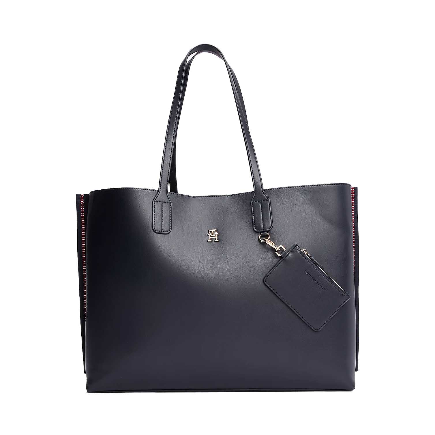 Tommy Hilfiger TH Monogram Signature Trim Tote